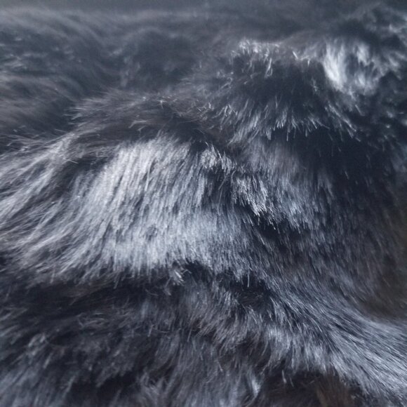 Coldwater Creek Black reversible fur lined vest - Picture 5 of 6